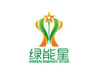 曾翼的綠能星logo設計