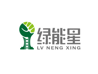 周金進的綠能星logo設計