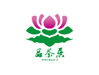 品茶居素食餐廳標志設計logo設計