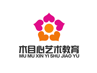 潘樂的木目心藝術(shù)教育logo設(shè)計(jì)