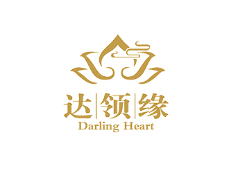 達領緣（英文：Darling Heart）茶葉商標設計logo設計