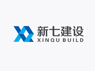 吳曉偉的新七建設logo設計