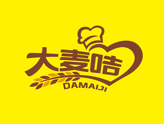 大麥咭蛋糕店logologo設計