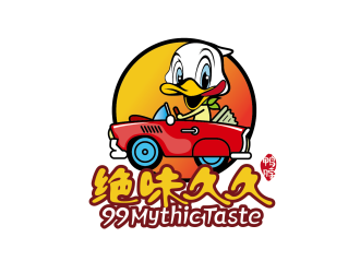 安冬的99 Mythic Taste（開小汽車的鴨子）logo設計