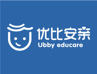 優比安親兒童教育logo設計