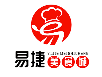 李杰的易捷美食城logo設(shè)計(jì)