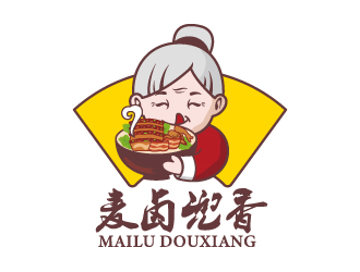 葉美寶的麥鹵兜香食品logo設(shè)計