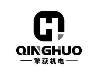 張俊的上海擎獲機電科技有限公司logo設計