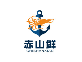 魷魚logo設計