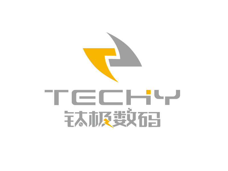 鈦極TECHYlogo設計