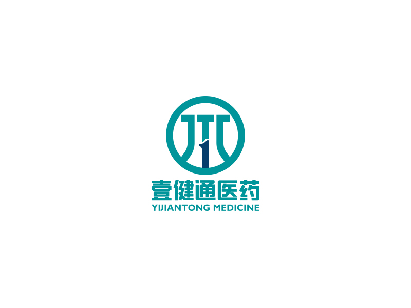 安徽壹健通醫藥有限公司logo設計