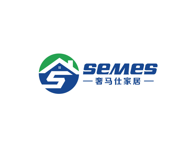 朱紅娟的SEMES奢馬仕家居logo設計