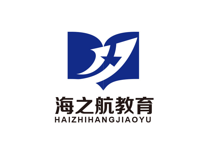 朱紅娟的海之航教育logo設計