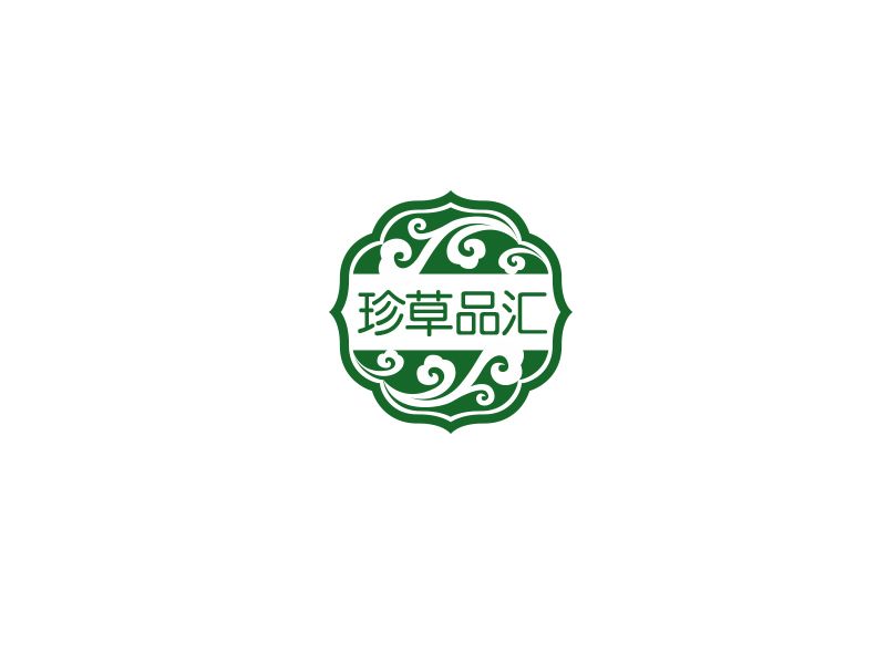 余亮亮的珍草品匯logo設計