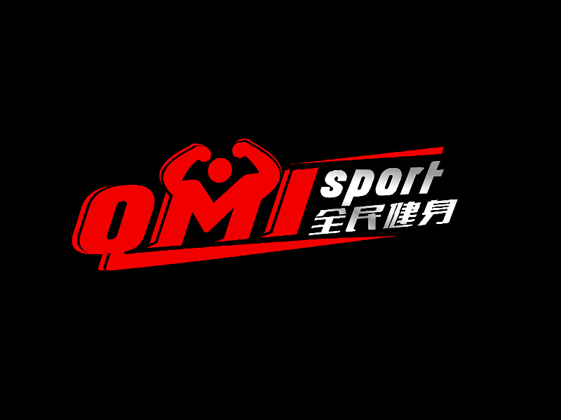 QMIsport全民健身logo設計