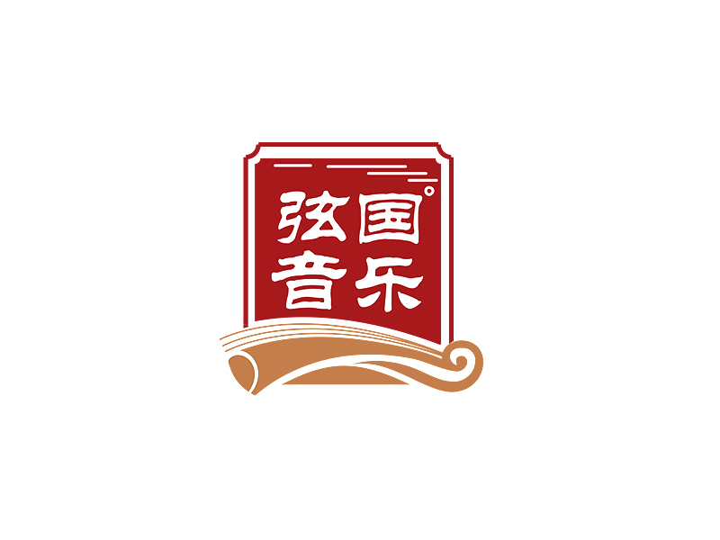 李杰的弦音國樂古箏培訓(xùn)學(xué)院logo設(shè)計