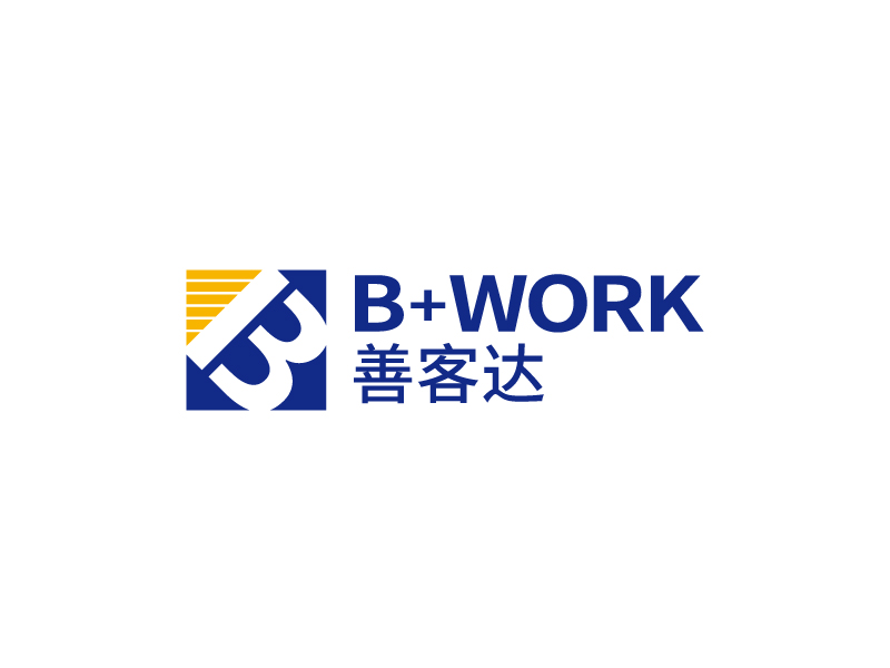 張俊的B+WORK  善客達logo設計