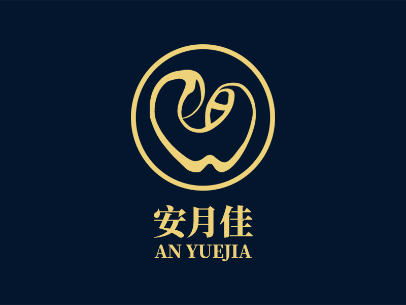 王奎靜的上海安月佳母嬰護理中心logo設計