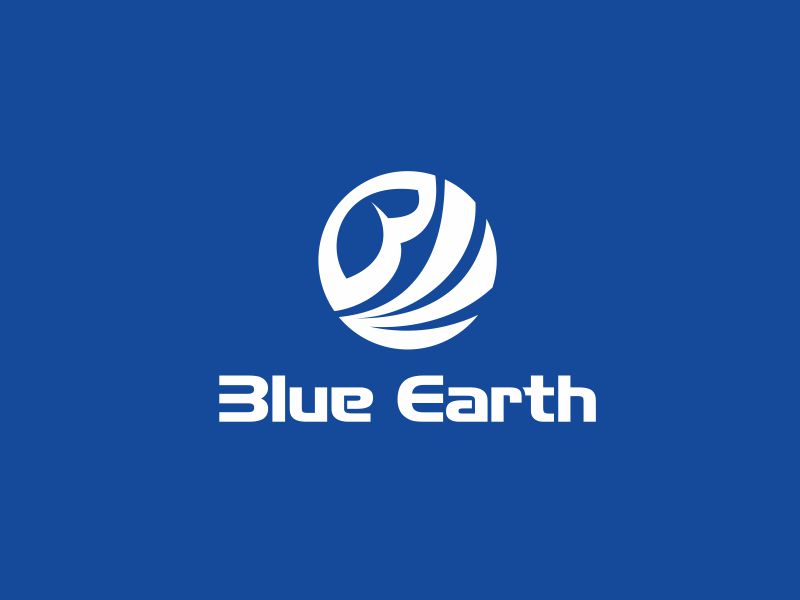 何嘉健的Blue Earth勞保用品行業logo設計