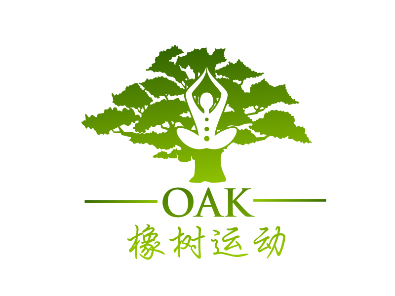 曉熹的OAK 橡樹運動logo設(shè)計