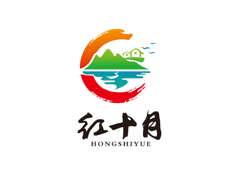 紅十月旅游度假logo設計