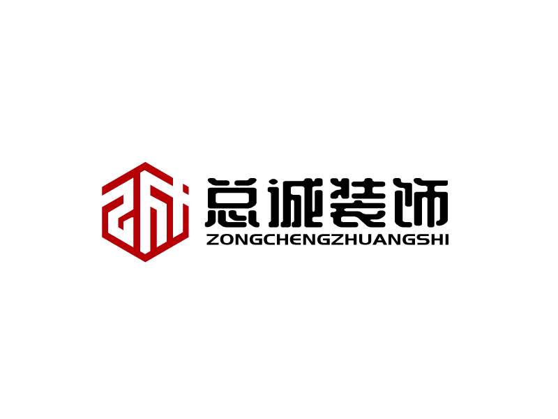 張俊的上?？傉\裝飾材料有限公司logologo設計