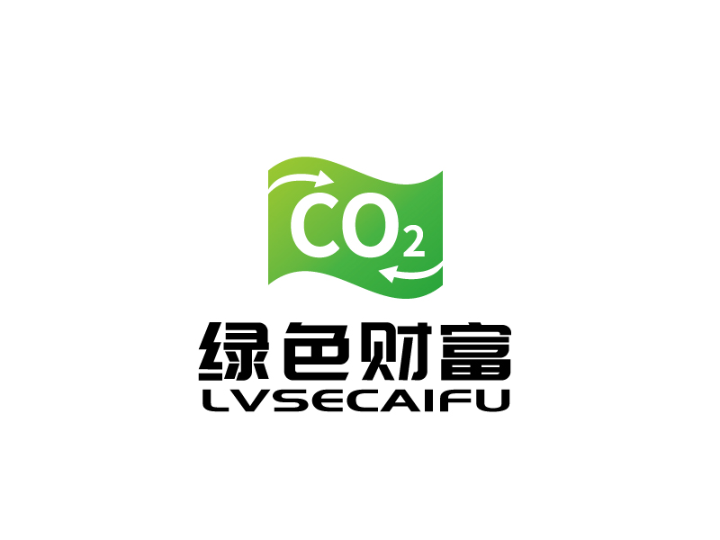 張俊的綠色財富 金融服務定制LOGO設計logo設計