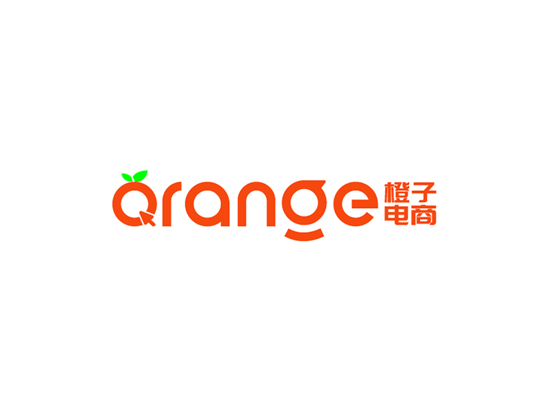 橙子電商logo設計