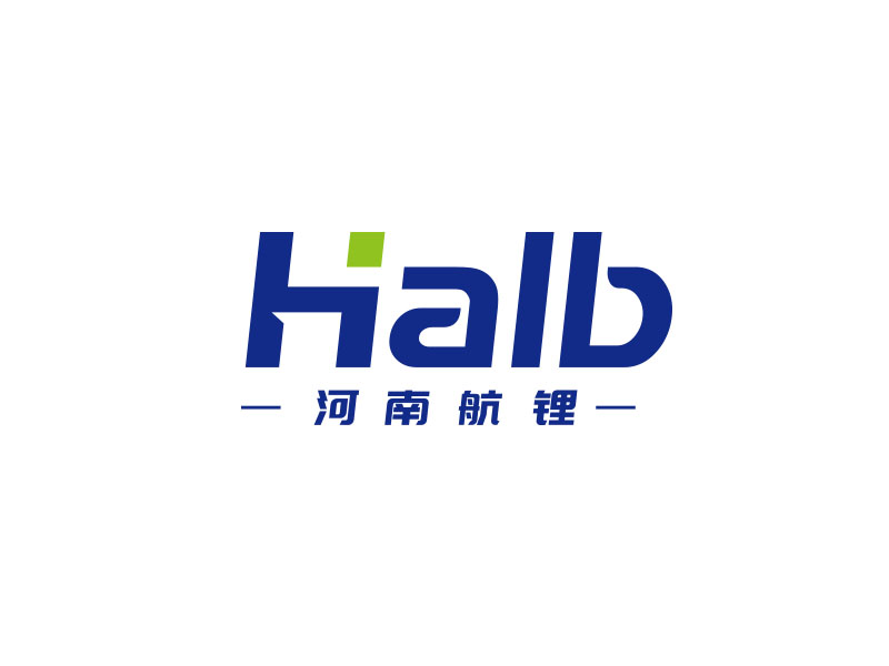 朱紅娟的logo名稱：halb，公司名稱：河南航鋰新能源科技有限公司logo設(shè)計(jì)