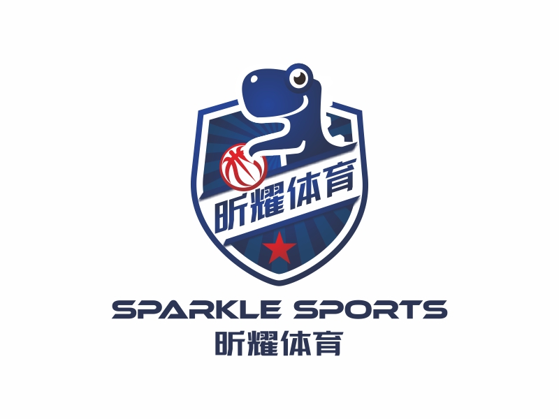 陳國偉的昕耀體育，副標題：SPARKLE SPORTSlogo設計