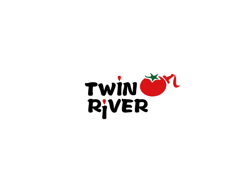 于偉光的TWIN RIVER工廠LOGO設(shè)計logo設(shè)計