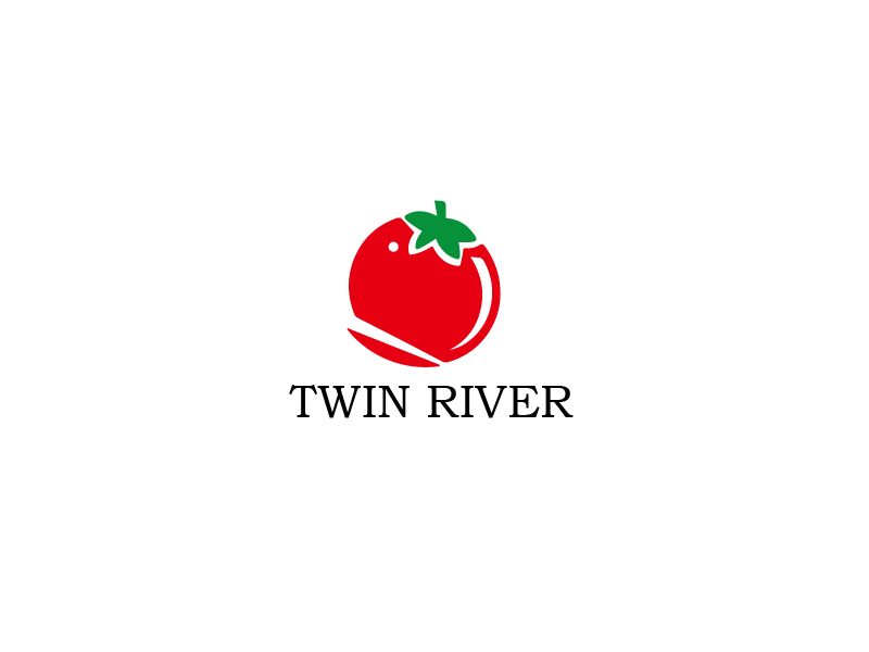 秦光華的TWIN RIVER工廠LOGO設(shè)計logo設(shè)計