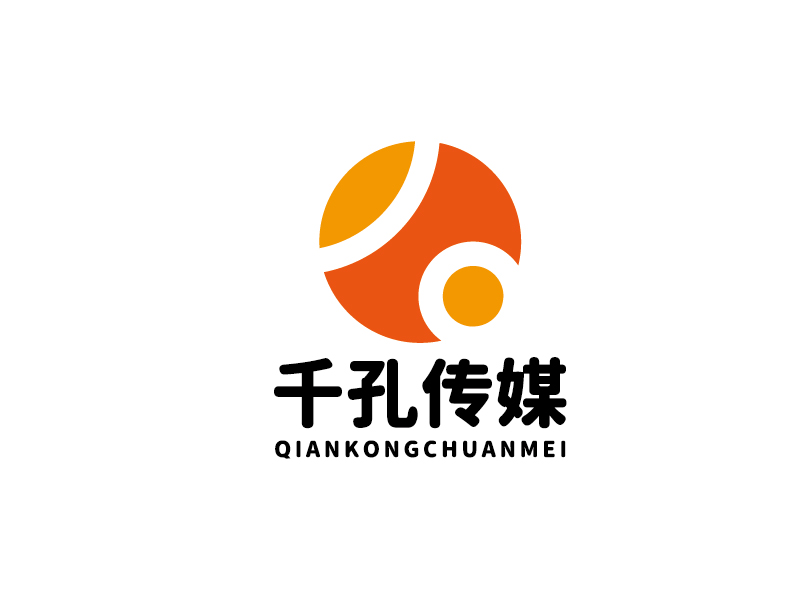 李寧的千孔傳媒logo設計