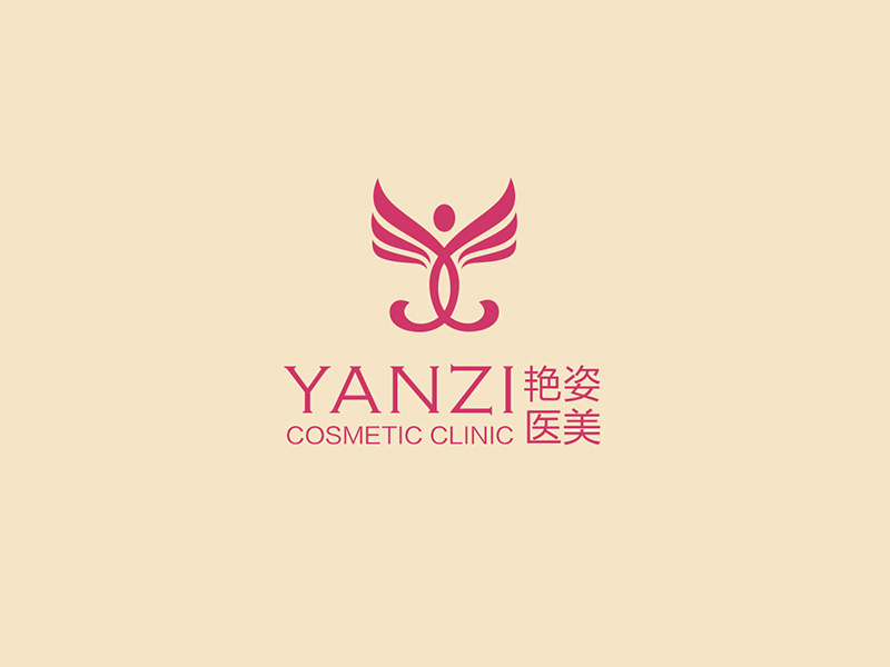 YANZI COSMETIC CLINIC艷姿醫美logo設計