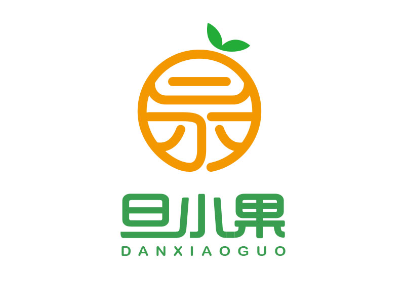 朱紅娟的旦小果 水果LOGOlogo設計