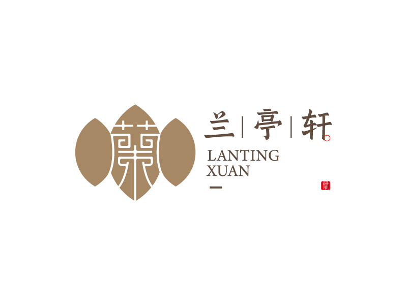 楊忠的蘭亭軒logo設計