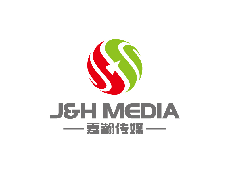 張俊的J&H Media 嘉瀚傳媒logo設計