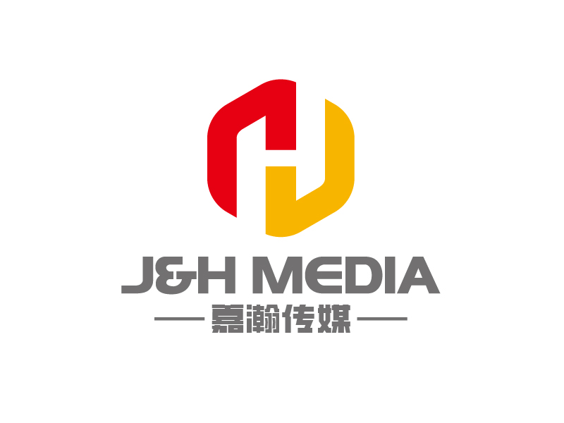 張俊的J&H Media 嘉瀚傳媒logo設計