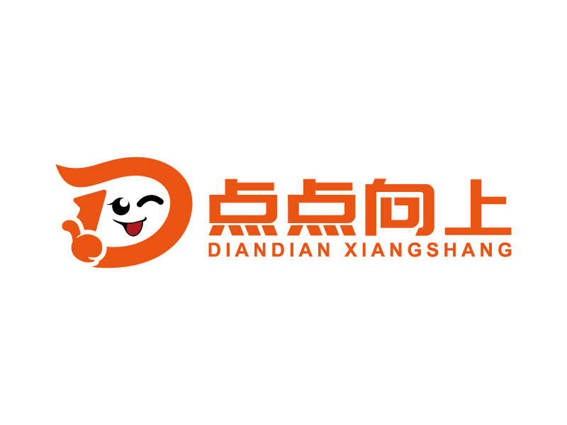 王濤的點點向上logo設計