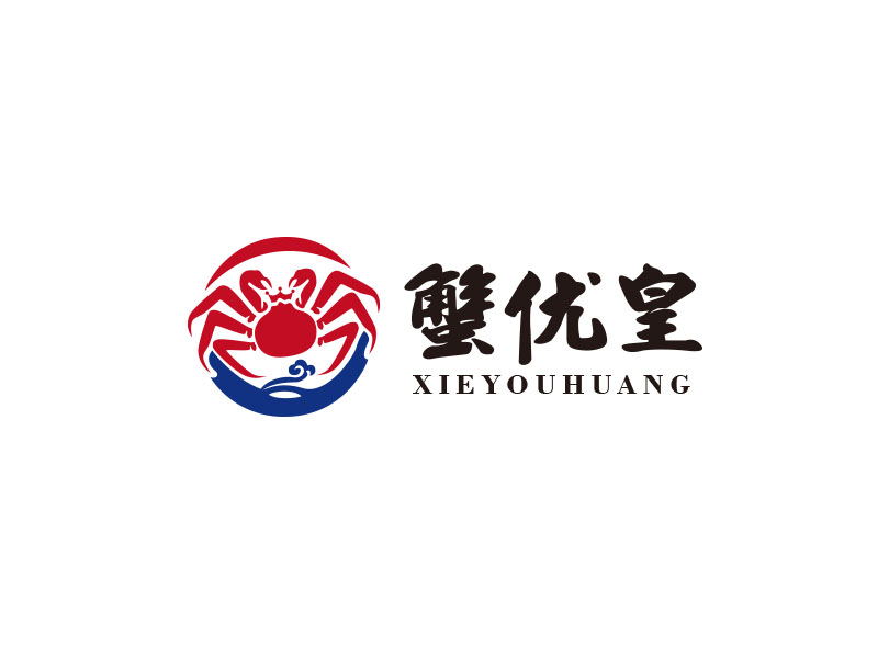 朱紅娟的蟹優皇logo設計