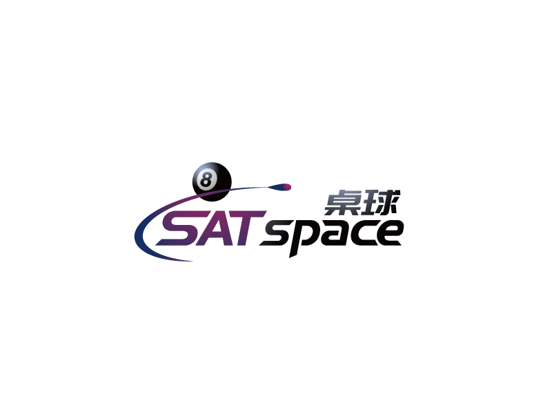 張俊的SAT  space  桌球logo設計